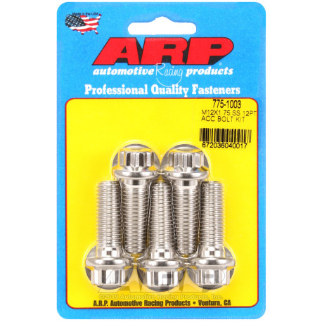 ARP csavarok ARP csavarok (rozsdamentes, 12 lapú fej), M12×1.75 × 35 mm | race-shop.hu