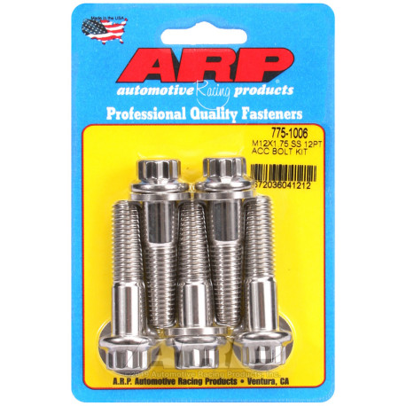 ARP csavarok ARP csavarok (rozsdamentes, 12 lapú fej), M12×1.75 × 50 mm | race-shop.hu