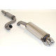 Friedrich Motorsport Kipufogórendszer 3"(76mm) Kipufogó (rozsdamentes acél) AUDI A3 VW Beetle VW Golf, Bora (981012-X3-VA1) | race-shop.hu