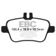 EBC Féktárcsák Hátsó fékbetétek EBC Greenstuff 2000 Sport DP22157 | race-shop.hu