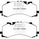 EBC Féktárcsák Első fékbetétek EBC Yellowstuff Street + Track DP42279R | race-shop.hu