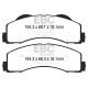 EBC Féktárcsák Első fékbetétek EBC Yellowstuff Street + Track DP43034R | race-shop.hu