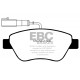 EBC Féktárcsák Első fékbetétek EBC Greenstuff 2000 Sport DP21384/2 | race-shop.hu