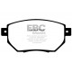 EBC Féktárcsák Első fékbetétek EBC Yellowstuff Street + Track DP41659R | race-shop.hu