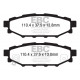 EBC Féktárcsák Hátsó fékbetétek EBC Redstuff Ceramic DP31584C | race-shop.hu