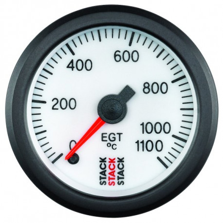 STACK MÉRŐ ÓRAK standard 52MM STACK óra kipufogógáz hőmérséklet 0-1100 °C (mechanikus) | race-shop.hu