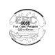 EBC Féktárcsák Hátsó fékpofák EBC Replacement 6650 | race-shop.hu