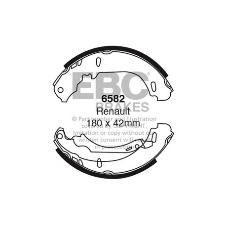 EBC Féktárcsák Hátsó fékpofák EBC Replacement 6582 | race-shop.hu