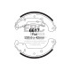 EBC Féktárcsák Hátsó fékpofák EBC Replacement 6617 | race-shop.hu