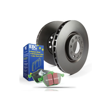 EBC Féktárcsák Еlső szett EBC PD01KF1151 - Féktárcsák Premium OE + Fékbetétek Greenstuff | race-shop.hu