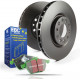 EBC Féktárcsák Еlső szett EBC PD01KF1559 - Féktárcsák Premium OE + Fékbetétek Greenstuff | race-shop.hu