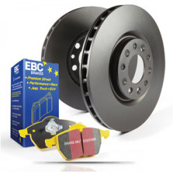 Еlső szett EBC PD03KF280 - Féktárcsák Premium OE + Fékbetétek Yellowstuff