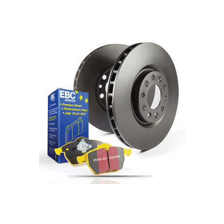 EBC Féktárcsák Еlső szett EBC PD03KF280 - Féktárcsák Premium OE + Fékbetétek Yellowstuff | race-shop.hu