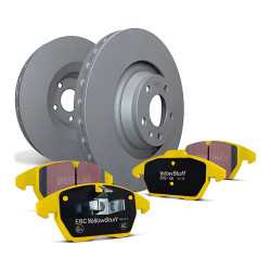Hátsó szett EBC PD03KR685 - Féktárcsák Premium OE + Fékbetétek Yellowstuff