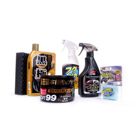 Autodetailing sets Soft99 készlet sötét festékekhez | race-shop.hu