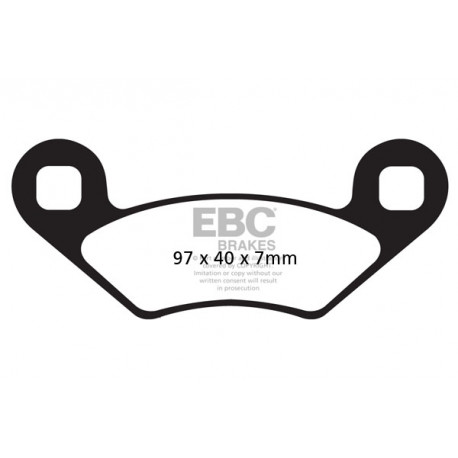 EBC Féktárcsák Moto EBC Fékbetét Carbon TT FA159TT | race-shop.hu
