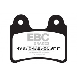 EBC Fékbetét Organic FA303TT
