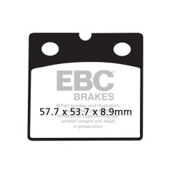 EBC Fékbetét Organic FA FA171