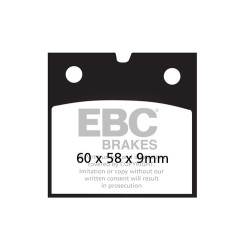 EBC Fékbetét Organic FA FA077