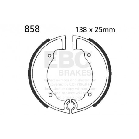 EBC Féktárcsák Moto EBC Első Fékbetét Organic 805 | race-shop.hu
