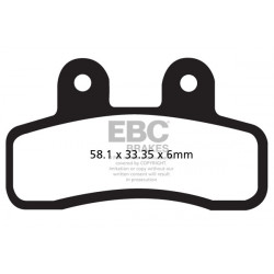 EBC Fékbetét Organic FA448