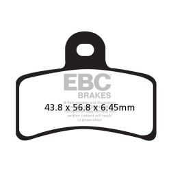 EBC Fékbetét Organic FA FA291