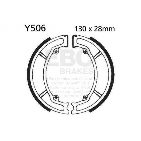 EBC Féktárcsák Moto EBC Fékpofa Organic Y506 | race-shop.hu