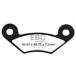 EBC Fékbetét Organic FA483TT