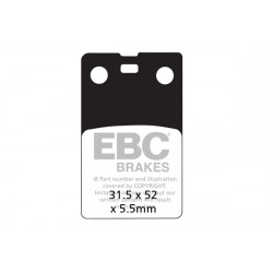 EBC Fékbetét Organic SFA099