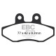 EBC Féktárcsák Moto EBC Fékbetét SFA Scooter Organic SFA393 | race-shop.hu