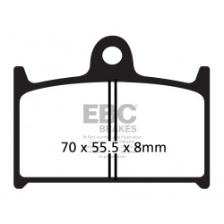 EBC Fékbetét Organic FA FA145