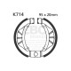 EBC Féktárcsák Moto EBC Fékpofa Plain K714 | race-shop.hu