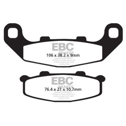 EBC Fékbetét Organic FA FA141