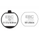 EBC Féktárcsák Moto EBC Fékbetét Organic FA FA073 | race-shop.hu