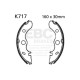 EBC Féktárcsák Moto EBC Fékpofa Plain K717 | race-shop.hu