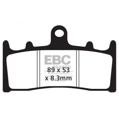 EBC Féktárcsák Moto EBC Fékbetét Organic FA188 | race-shop.hu