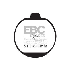 EBC Fékbetét Organic FA FA062