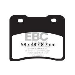 EBC Fékbetét Organic FA FA102
