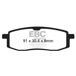 EBC Fékbetét Carbon TT FA105TT