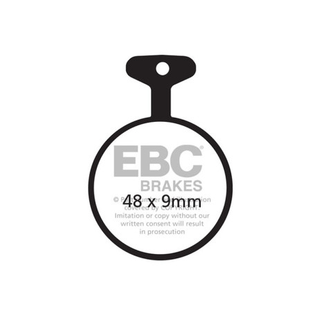 EBC Féktárcsák Moto EBC Fékbetét Organic FA FA011 | race-shop.hu