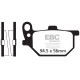 EBC Féktárcsák Moto EBC Fékbetét Organic FA FA041 | race-shop.hu