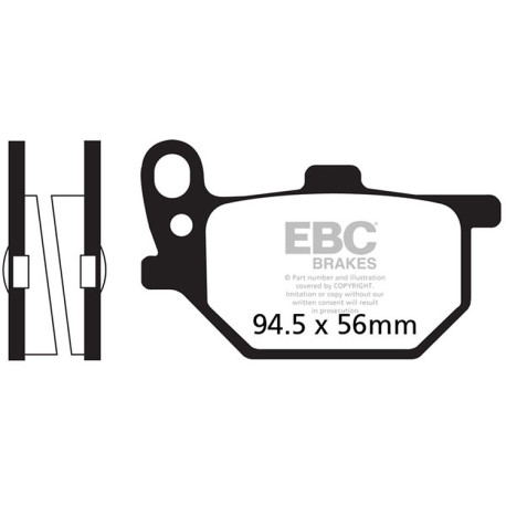 EBC Féktárcsák Moto EBC Fékbetét Organic FA FA041 | race-shop.hu
