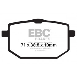 EBC Fékbetét Organic FA118