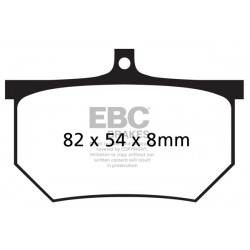 EBC Fékbetét Organic FA107A