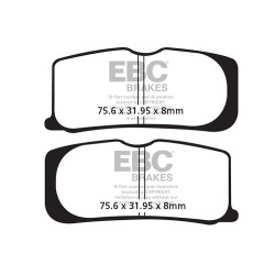 EBC Fékbetét Organic FA FA474