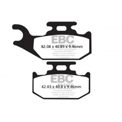 EBC Fékbetét Organic FA317TT