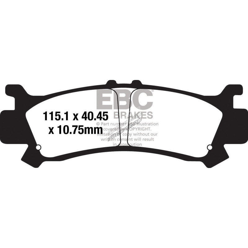 Tt Racing Box EBC Fékbetét Carbon TT FA702TT | 14.250 Ft | race-shop.hu