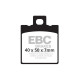 EBC Féktárcsák Moto EBC Fékbetét Organic FA FA4669/4 | race-shop.hu