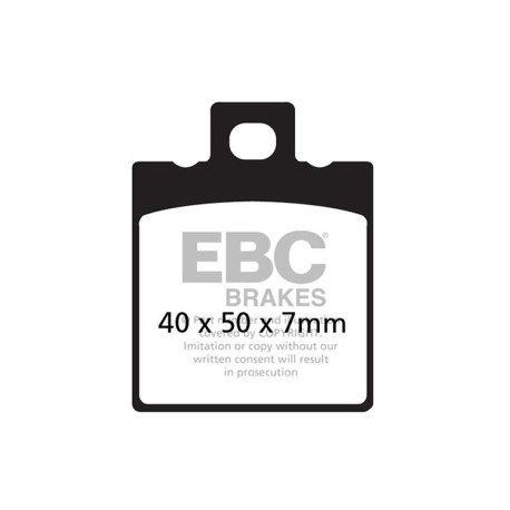 EBC Féktárcsák Moto EBC Fékbetét Organic FA FA4669/4 | race-shop.hu