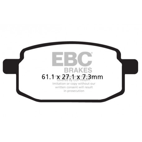 EBC Féktárcsák Moto EBC Fékbetét SFAC SFAC260 | race-shop.hu